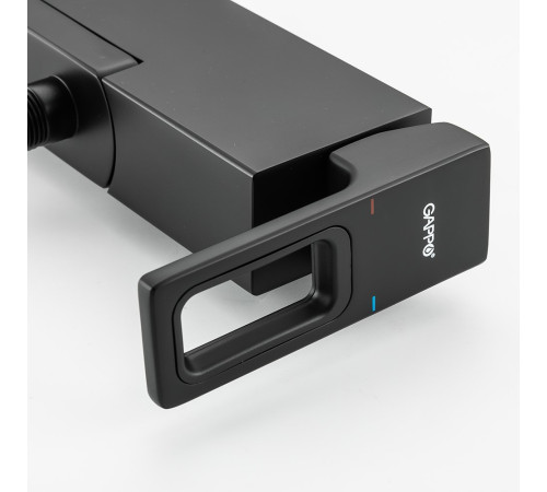 Смеситель для ванны GAPPO G3217-6, черный