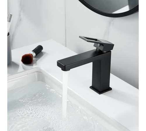 Смеситель для раковины Raffine F0196H, черный