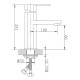 Смеситель для раковины Haiba HB10806, сатин