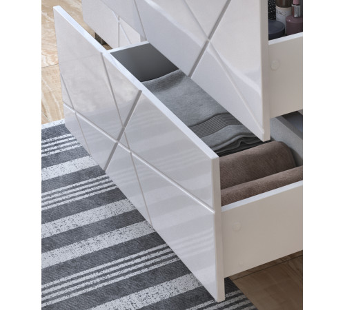 Тумба с раковиной напольная VIGO Геометрия tn.GEO.FOS.70.2Y, 70 см