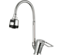 Смеситель для кухни с гибким изливом и режимом душ FRUD R41055-1, хром