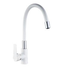 Смеситель для кухни Haiba HB70113-8, белый