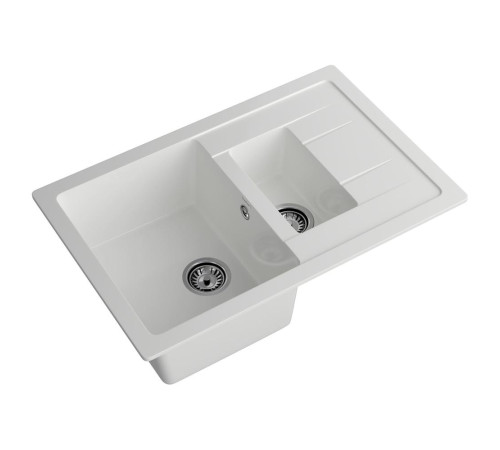 Кухонная мойка GranFest QUADRO 775KL, иней