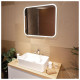 Зеркало Silver Mirrors Стив 800х680 - 2.1 (бесконтактный сенсор, подогрев)