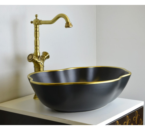 Смеситель для раковины Bronze de Luxe ROYAL 21973, бронза