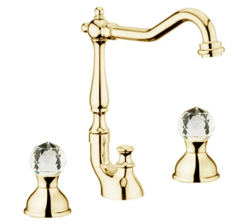Смеситель для раковины Webert Karenina KA750202010, золото