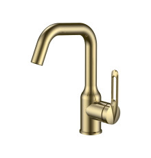 Смеситель для раковины Haiba HB10825-5, матовое золото