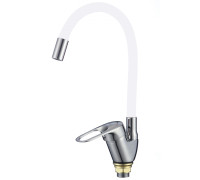 Смеситель для кухни с гибким изливом Fmark FM4104-02, хром