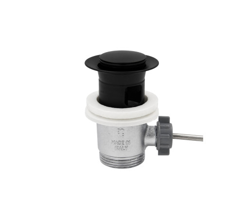 Смеситель для раковины Fiore XENON 44NN5283, черный (с донным клапаном)