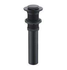 Донный клапан Bravat P6443BW-ENG, черный