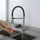 Смеситель для кухни с гибким изливом и подключением фильтра GAPPO G4399-75, сатин