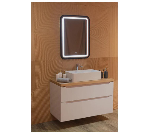Зеркало Silver Mirrors Мальталофт 600х800 (сенсорный выключатель, рама пластик)