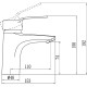 Смеситель для раковины Fmark FM1063, хром