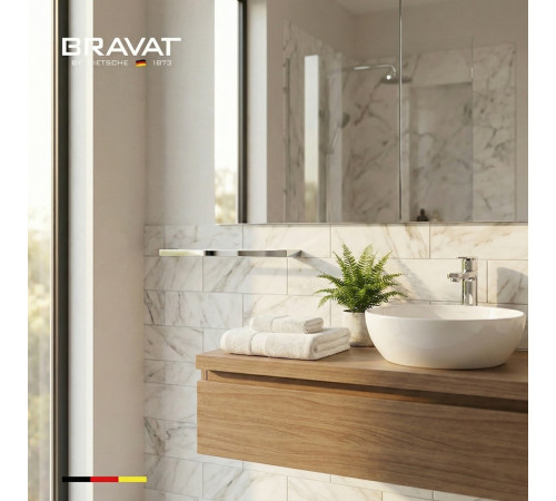 Полотенцедержатель BRAVAT D7645CP-SW, хром