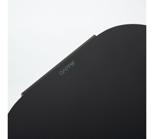 Держатель для туалетной бумаги с полочкой GAPPO G30703-6, черный