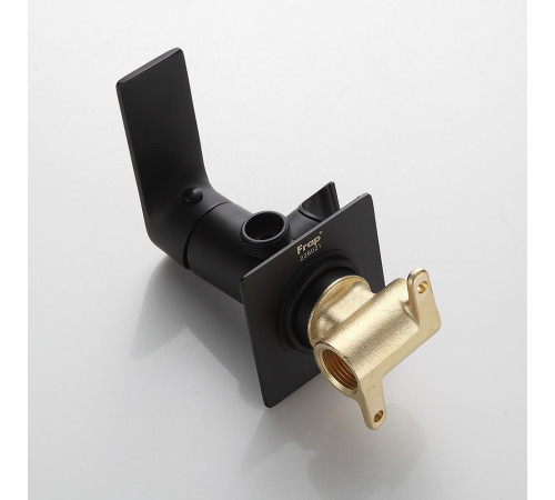 Гигиенический душ со смесителем FRAP F7571-6, черный