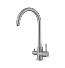 Смеситель для кухни с подключением фильтра воды Haiba HB43828, хром