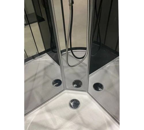 Душевая кабина Timo Premium ILMA Black ILMA909B, 90x90x222