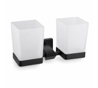Стакан для ванной двойной GAPPO G0708-6, черный