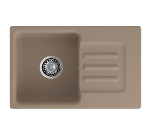 Кухонная мойка GranFest SMART 680L, песочный