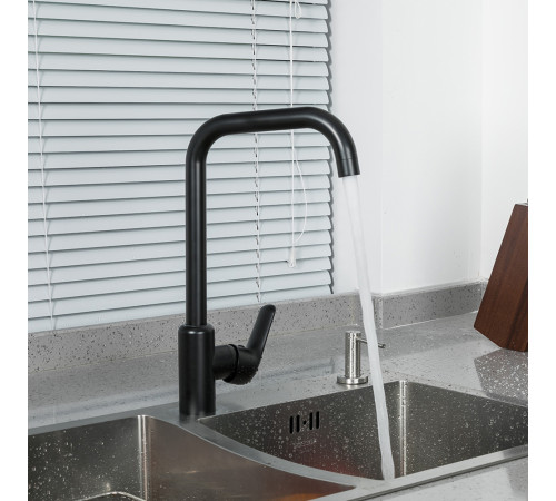Смеситель для кухни FRUD R43052-22, черный