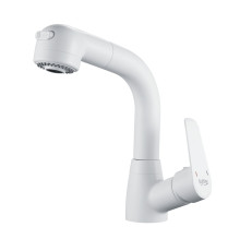Смеситель для раковины многофункциональный Raffine F291C, белый