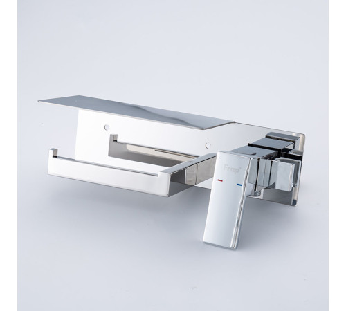 Гигиенический душ со смесителем и полочкой FRAP F2076, хром