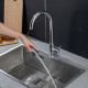 Смеситель для кухни с выдвижным изливом и режимом душ FRAP F60991, хром