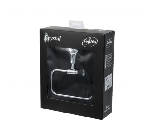 Бумагодержатель без крышки Sofita Crystal SF-35010A