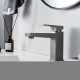 Смеситель для раковины Rose R2801T, оружейная сталь