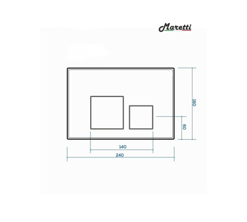 Комплект Maretti 3 в 1: унитаз CA10PBM29-844, инсталляция AC11P5211, кнопка AC12KA-560