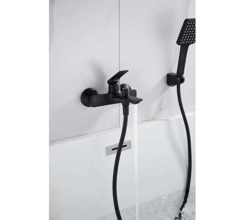 Смеситель для ванны Knotlor KN-71/BL, черный
