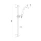 Душевой гарнитур Webert Shower Set AC0385065, бронза