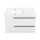 Раковина на тумбу La Fenice Cubo CU.NN.90L, чаша слева