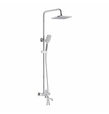 Душевая система Shevanik S8136F, белый/хром