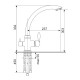 Cмеситель ULGRAN Quartz UQ-017-10, песок