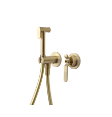 Гигиенический душ со смесителем Bronze de Luxe 1760'S 3253CG, матовое золото