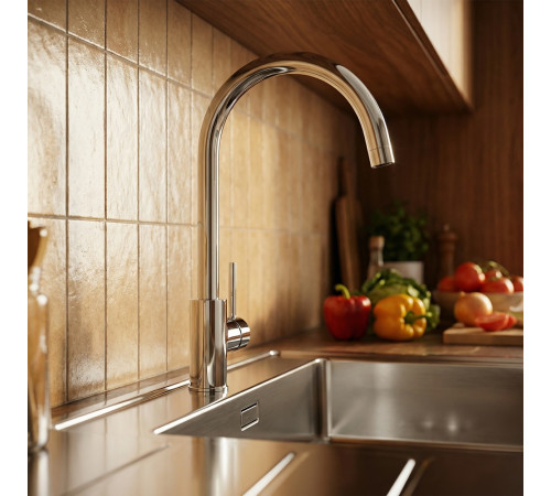 Смеситель для кухни BRAVAT F7799930CP-SW, хром