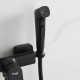 Гигиенический душ со смесителем FRAP F7586-6, черный