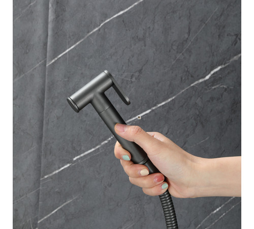 Гигиенический душ со смесителем FRAP F7505-9, графит