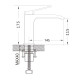 Смеситель для раковины Shevanik S4101C, белый