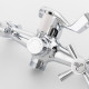 Смеситель для ванны FRUD R22118-7, хром/белый