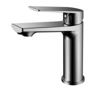 Cмеситель для раковины Knotlor KN-60/GM, оружейная сталь