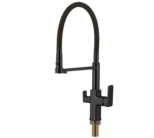 Смеситель для кухни с подключением к фильтру Savol S-L1809H-01, черный