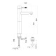Смеситель для раковины Webert Rimini RI830402015, хром