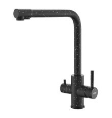 Смеситель для кухни с подключением фильтра Esko Kitchen GR 05 B/K05B, черный
