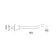 Излив Webert Armony AC0537015, хром