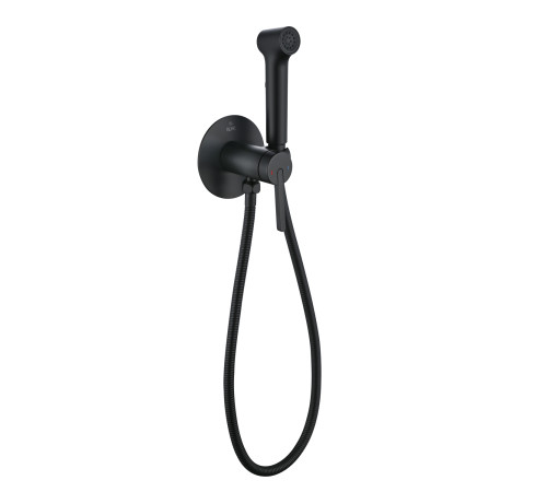 Гигиенический душ со смесителем Rose R235H, черный