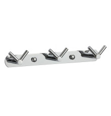 Планка с крючками Savol S-007223, хром