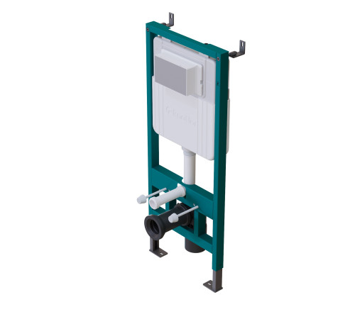 Инсталляция для подвесного унитаза Knotlor ISWC505FG (серия 1), бирюзовый
